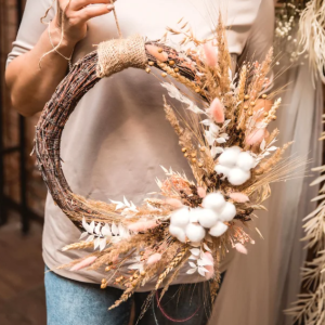 Autumn Gold & Amber Floral Arrangement