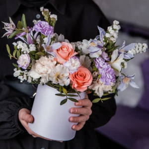 Poppy & Bluebell Bouquet